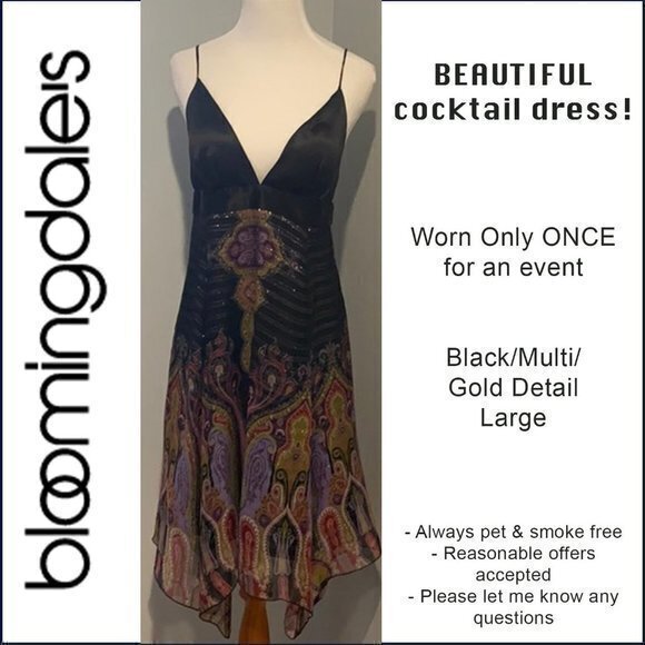 Beautiful Cocktail Dress from Bloomingdale's - Picture 1 of 6